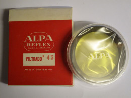 Alpa Reflex Filter, Filtrado Ø D No. 45 (pale Yellow) - Altri & Non Classificati