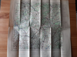 Carte Militaire Type Aviation Dijon Tirage Mars 1940 - Mapas Topográficas