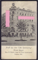 Wien - Cafe Semmering (owner Ernest Glogar) - Old Postcard (see Sales Conditions) - Vienna Center