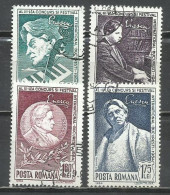 631-SERIE COMPLETA RUMANÍA 1964 Nº 2050/2053 MÚSICA - Gebruikt