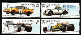 Isle Of Man 1988 - Mi.Nr. 363 - 366 - Postfrisch MNH - Motorsport - Cars