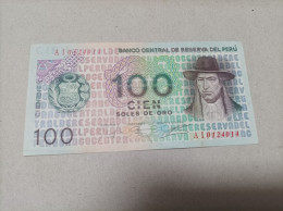 Billete Perú, 100 Soles, Año 1976, Serie A, UNC - Pérou