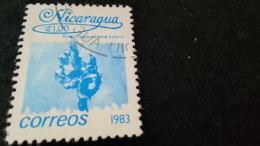 NİARAGUA-1983    1   CORD     DAMGALI - Nicaragua