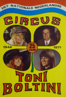 Programme Circus Toni Boltini 1971 - Collezioni