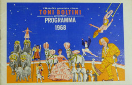 Programme Circus Toni Boltini 1968 - 2 - Collezioni