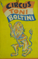 Programme Circus Toni Boltini 1961 - Collezioni