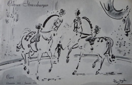 Programme Circus Strassburger 1955 - Collezioni