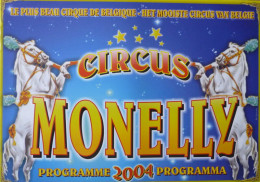 Programme Circus Monelly 2004 - Collezioni