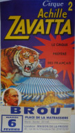 Affiche Cirque Achille Zavatta 2 - Brou - Collezioni