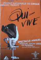 Programme Ecole Nationale De Cirque De Montréal 2003 - Collezioni