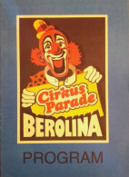 Programme Cirkus Berolina 1989 - Tournée Tchécoslovaquie - Collezioni