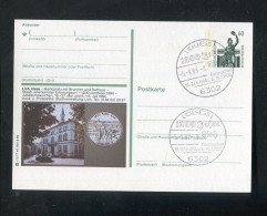 "BUNDESREPUBLIK DEUTSCHLAND" 1989, Bildpostkarte Mit Bildgleichem Stempel Ex "LICH" (A0222) - Cartes Postales Illustrées - Oblitérées