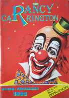 Programme Cirque Rancy Carrington 1982 - 1 - Collezioni