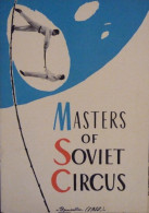 Programme Masters Of Soviet Circus 1958 - Bruxelles - Collezioni