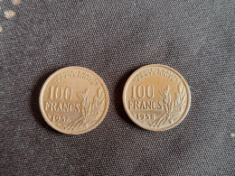 Monnaie, France, Coche-1- Lot De 2 Pièces De 100 Francs, 1956et 1958  Ttb, - Sonstige – Europa