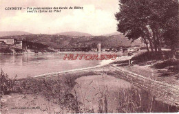 CPA CONDRIEUX - VUE DES BORDS DU RHONE - Condrieu