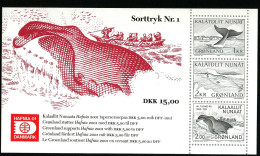 2001 Hafnia 01 Offizieller Schwarzdruck Nr. 1 Xx MNH Nicht Perforiert Non Perforated - Blocks & Kleinbögen