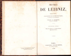 Oeuvres De Leibniz Par M. A. Jacques, Premiere Serie, 1846, Paris 248SP - Livres Anciens