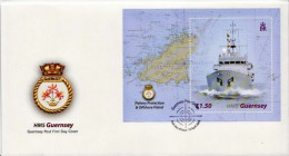 Guernsey SS On FDC - Schiffe