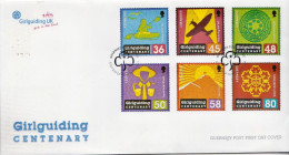 Guernsey Set On FDC - Lettres & Documents