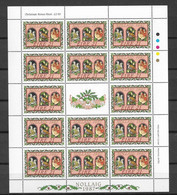 1987 MNH Ireland, Christmas Sheet, Postfris - Blocks & Sheetlets