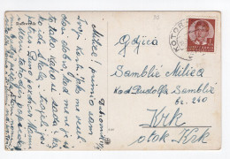 1939. KINGDOM OF YUGOSLAVIA,CROATIA,DUBROVNIK,SHIP MAIL 317 KOTOR-SPLIT,POSTCARD,USED - Yougoslavie