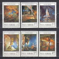 Romania 1978 - Caves In Romania, Mi-Nr. 3536/41, MNH** - Unused Stamps
