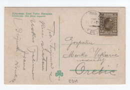 1939. KINGDOM OF YUGOSLAVIA,CROATIA,DUBROVNIK,SHIP MAIL 318 BAR - SPLIT,HOTEL IMPERIAL,POSTCARD,USED TO OREBIC - Yougoslavie