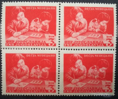 YUGOSLAVIA 1951 - CHILDREN'S WEEK 4v MNH - Neufs