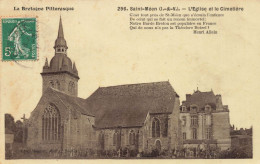 St Méen * Le Cimetière Du Village Et L'église - Autres & Non Classés