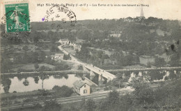 St Malo De Phily * Les Buttes Et La Route Conduisant Au Bourg * Rails Ligne Chemin De Fer Ile Et Vilaine - Autres & Non Classés