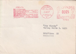 Drucksache  "Mobilia AG, Olten"  (Freistempel)       1957 - Lettres & Documents