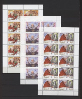 VATICANO 2009 VIAGGI DEL PAPA  BENEDETTO XVI 3 MINIFOGLI ** MNH - Blocks & Kleinbögen