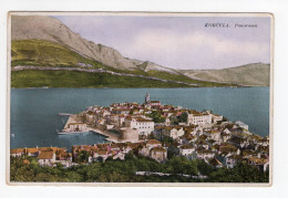 1929. KINGDOM OF SHS,CROATIA,SHIP MAIL 312 SPLIT - KOTOR,KORCULA,POSTCARD,USED TO ZAGREB - Yugoslavia