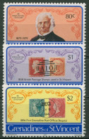 St. Vincent-Grenadinen 1979 100. Todestag Von Rowland Hill 172/74 Postfrisch - St.Vincent & Grenadines