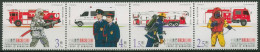 Macau 2001 Feuerwehr 1143/46 ZD Postfrisch (C6876) - Ungebraucht