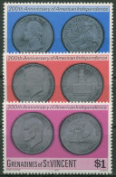 St. Vincent-Grenadinen 1976 Unabhängigkeit Münzen 80/82 Postfrisch - St.Vincent & Grenadines