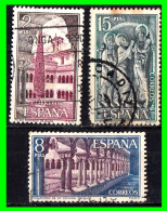 ESPAÑA.-  SELLOS AÑOS 1973 -. MONASTERIO SANTO DOMINGO DE SILOS -. SERIE .- - Usati