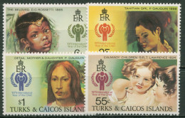 Turks- Und Caicos-Inseln 1979 Jahr Des Kindes Gemälde 431/34 Postfrisch - Turks & Caicos (I. Turques Et Caïques)