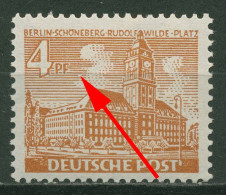 Berlin 1949 Berliner Bauten Mit Plattenfehler 43 II Postfrisch - Errors & Oddities