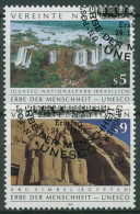 UNO Wien 1992 UNESCO Iguacu-Nationalpark Brasilien, Abu Simbel 125/26 Gestempelt - Usados