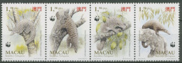 Macau 1995 WWF Naturschutz Ohr-Schuppentier 795/98 ZD Postfrisch (C62621) - Ungebraucht