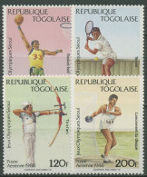 Togo 1988 Olympische Sommerspiele In Seoul Tennis Diskus 2081/84 Postfrisch - Togo (1960-...)