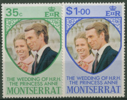 Montserrat 1973 Hochzeit Prinzessin Anne & Mark Phillips 299/00 Postfrisch - Montserrat