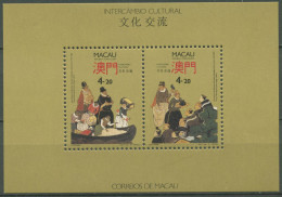Macau 1991 Portugiesisch-Japanische Kultur Block 18 Postfrisch (C62647) - Blocks & Kleinbögen