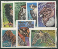 Tansania 1994 Greifvögel Wanderfalke Königsgeier Gaukler 1854/60 Postfrisch - Tanzania (1964-...)