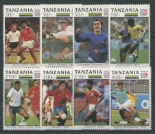 Tansania 1994 Fußball-WM In Den USA 1806/13 Postfrisch - Tanzania (1964-...)