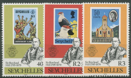 Seychellen 1979 100. Todestag Sir Rowland Hill Briefmarken 439/41 Postfrisch - Seychellen (1976-...)