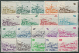 Belgien 1968 Eisenbahnpaketmarken Lokomotiven EP 325/43 X Postfrisch - Mint