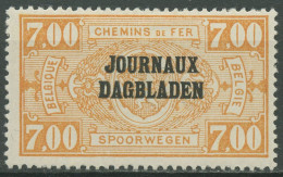 Belgien 1929 Zeitungspaketmarke Mit Aufdruck ZP 37 Mit Falz - Journaux [JO]